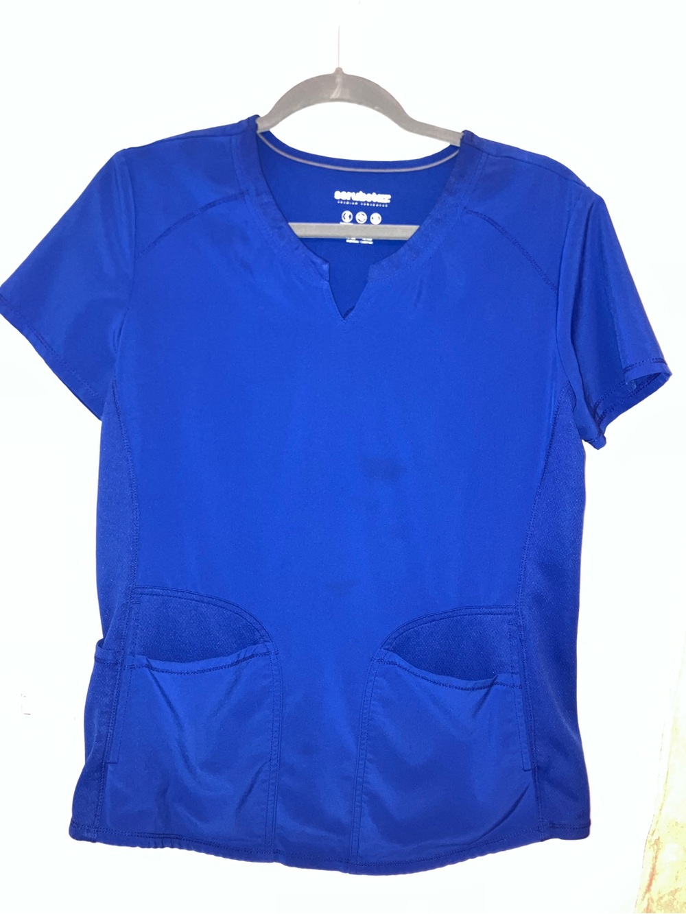 Scrubstar Women's Royal Blue V-Neck scrub top Small